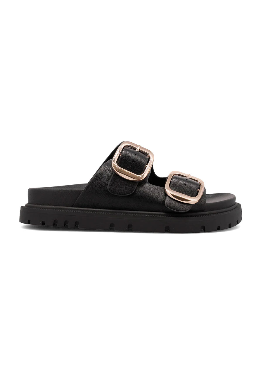 Gen Double Buckle Strapped Sandal