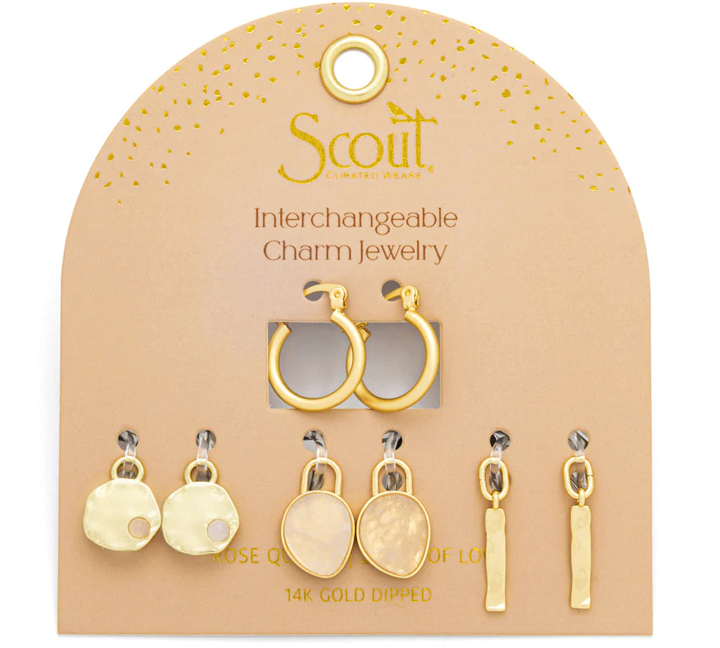 Interchangeable Charm Earring