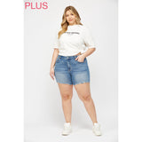 Mica Plus High Rise Cut Off Shorts