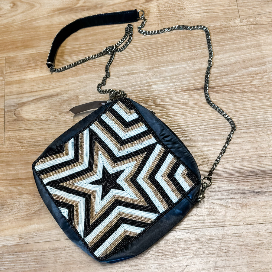 Shoot For The Stars Beaded Purse
