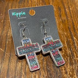 Aztec Cross Earring