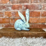 Resin/Stone Blue Tone Rabbit