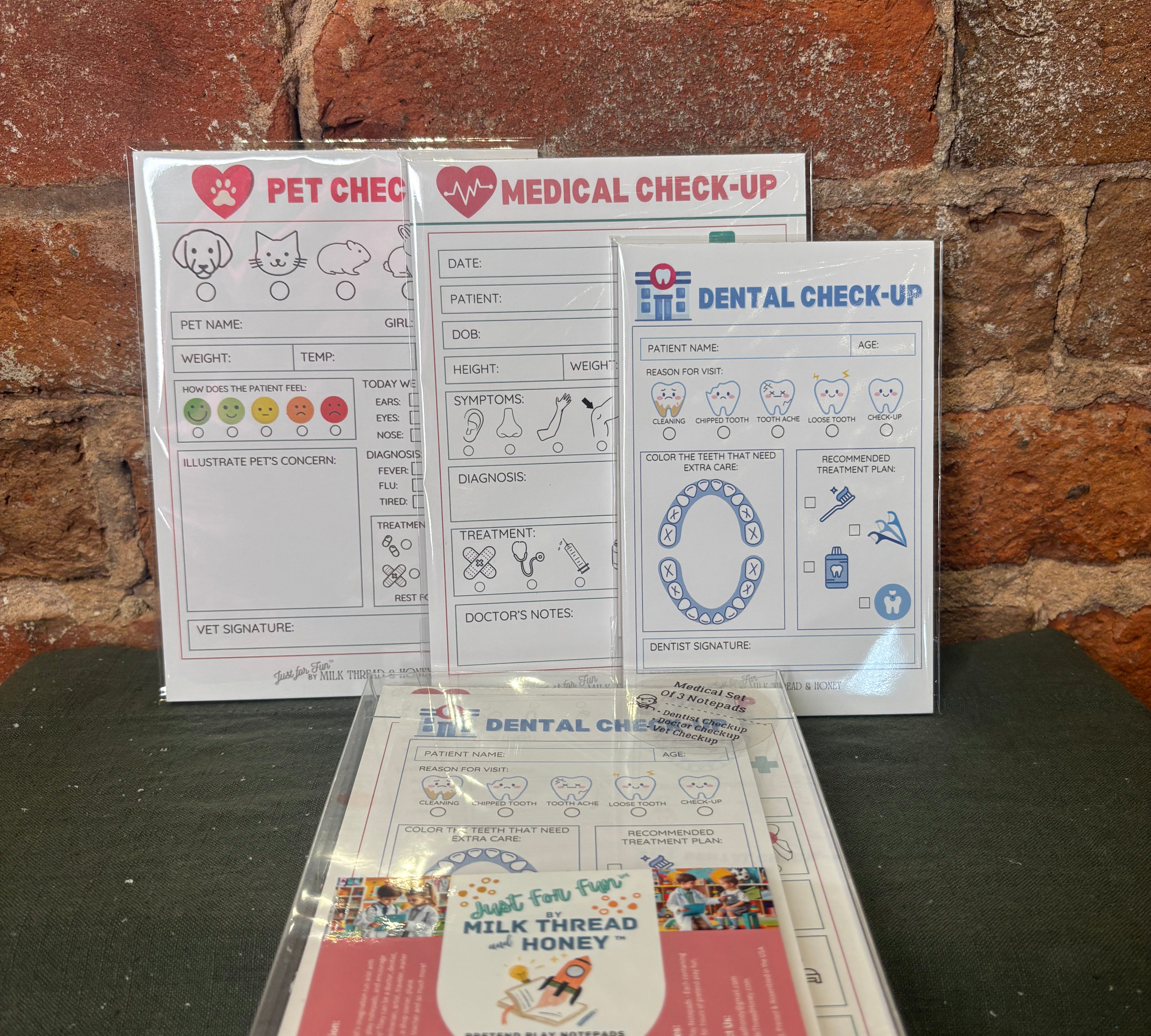 Just for Fun Notepad Set of 3