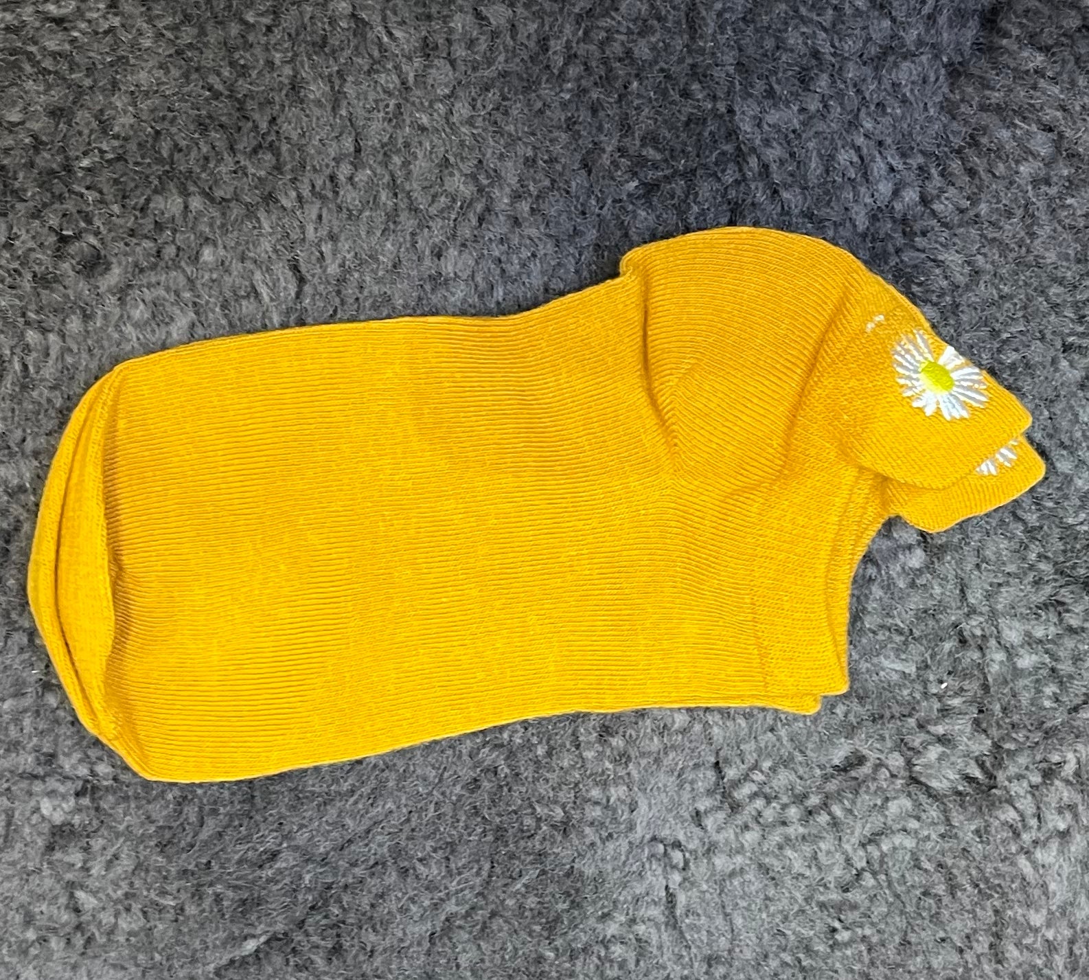 Embroidered Daisy Socks