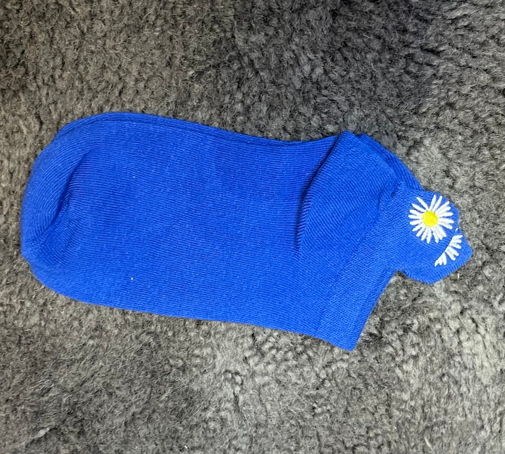 Embroidered Daisy Socks
