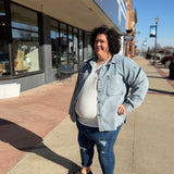 Plus Oversize Denim Jacket