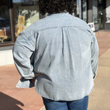 Plus Oversize Denim Jacket