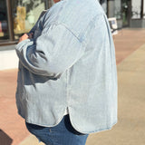 Plus Oversize Denim Jacket