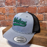 Green Wolves Swipe Rope Trucker Cap