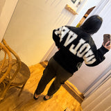 Oversized Wolves & Face Crewneck