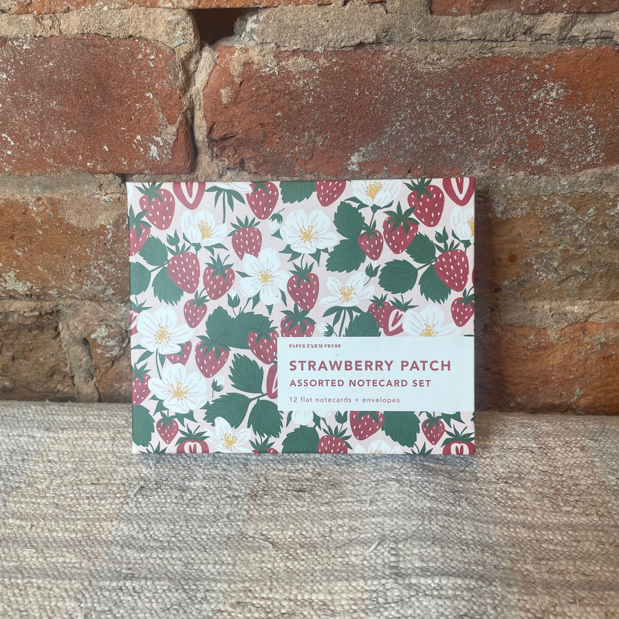 Strawberry Patch Assorted Notecard Set – MarketPlaceManning