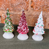 Lighted Sprinkle Tree Orn 4.25"