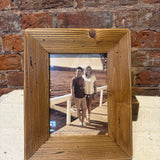 Rustic Wooden Rectangle Photo Frame 4x6"