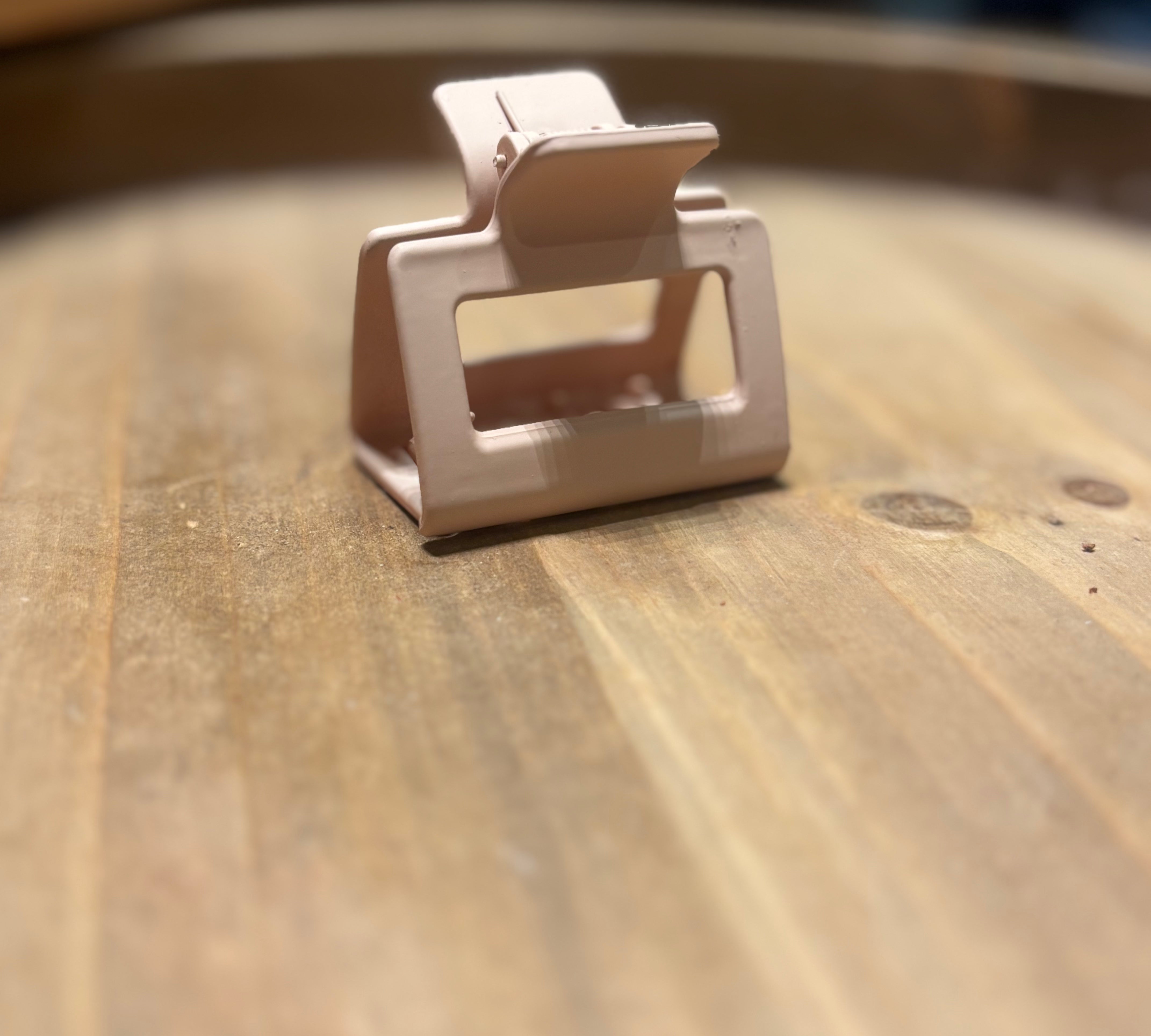 Small Matte Rectangle Hair Claw