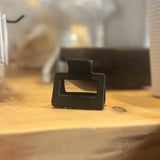 Small Matte Rectangle Hair Claw