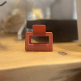 Small Matte Rectangle Hair Claw