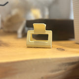 Small Matte Rectangle Hair Claw