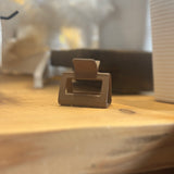 Small Matte Rectangle Hair Claw