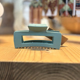 Matte Large Rectangle Hair Claw