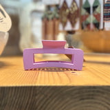 Matte Large Rectangle Hair Claw