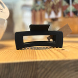 Matte Large Rectangle Hair Claw