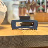 Matte Large Rectangle Hair Claw