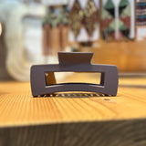 Matte Large Rectangle Hair Claw