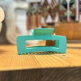 Matte Large Rectangle Hair Claw