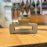 Matte Large Rectangle Hair Claw
