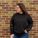 Modal Scuba Satin Crewneck Pullover