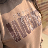 Clay Monotone Wolves Crewneck