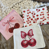 Cherry Coin Purse 8.25x6.5"