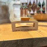 Matte Large Rectangle Hair Claw