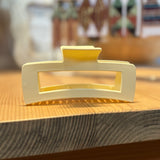 Matte Large Rectangle Hair Claw