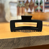 Matte Large Rectangle Hair Claw