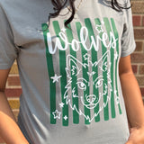 Striped Wolves Spirit Tee