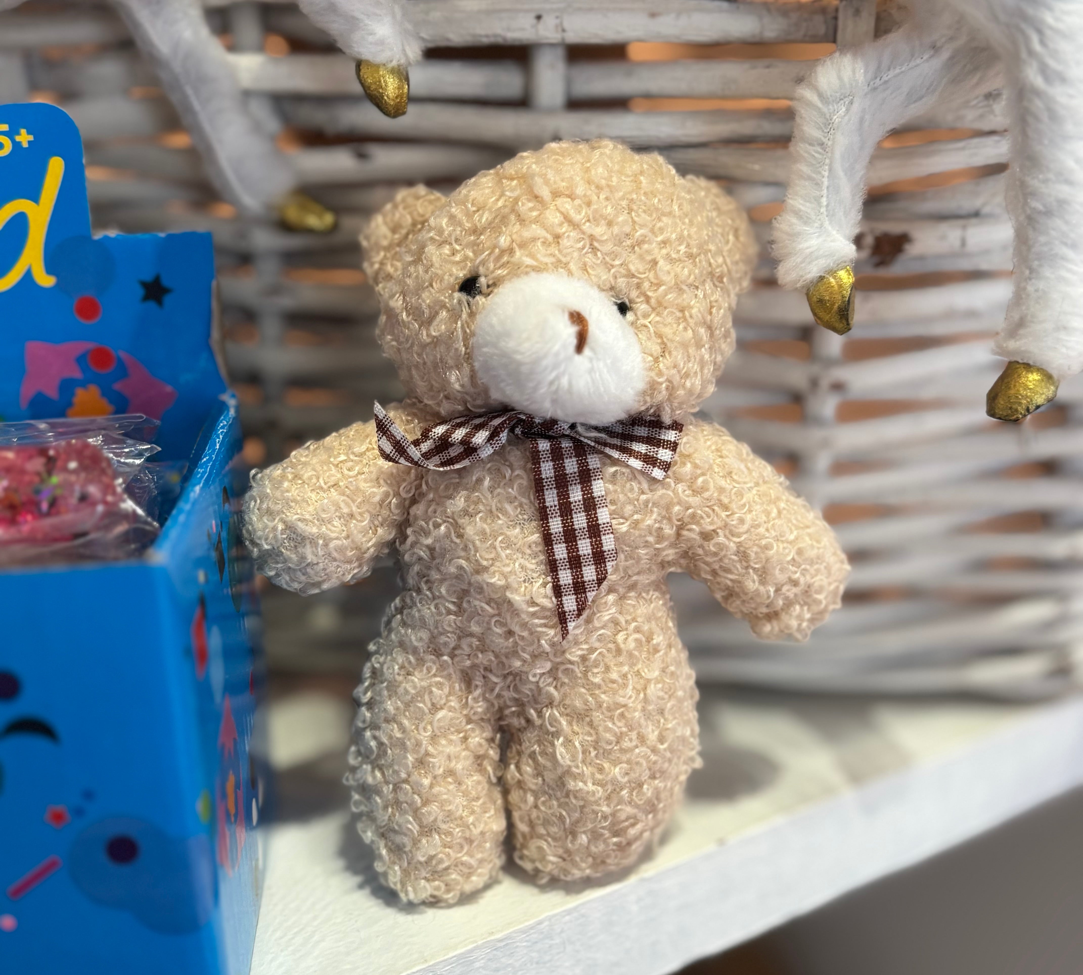 Plush Bear Charm Keychain