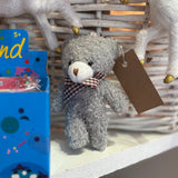 Plush Bear Charm Keychain