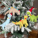 Wool Felt Dinosaur Orn. 5”