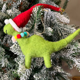 Wool Felt Dinosaur Orn. 5”