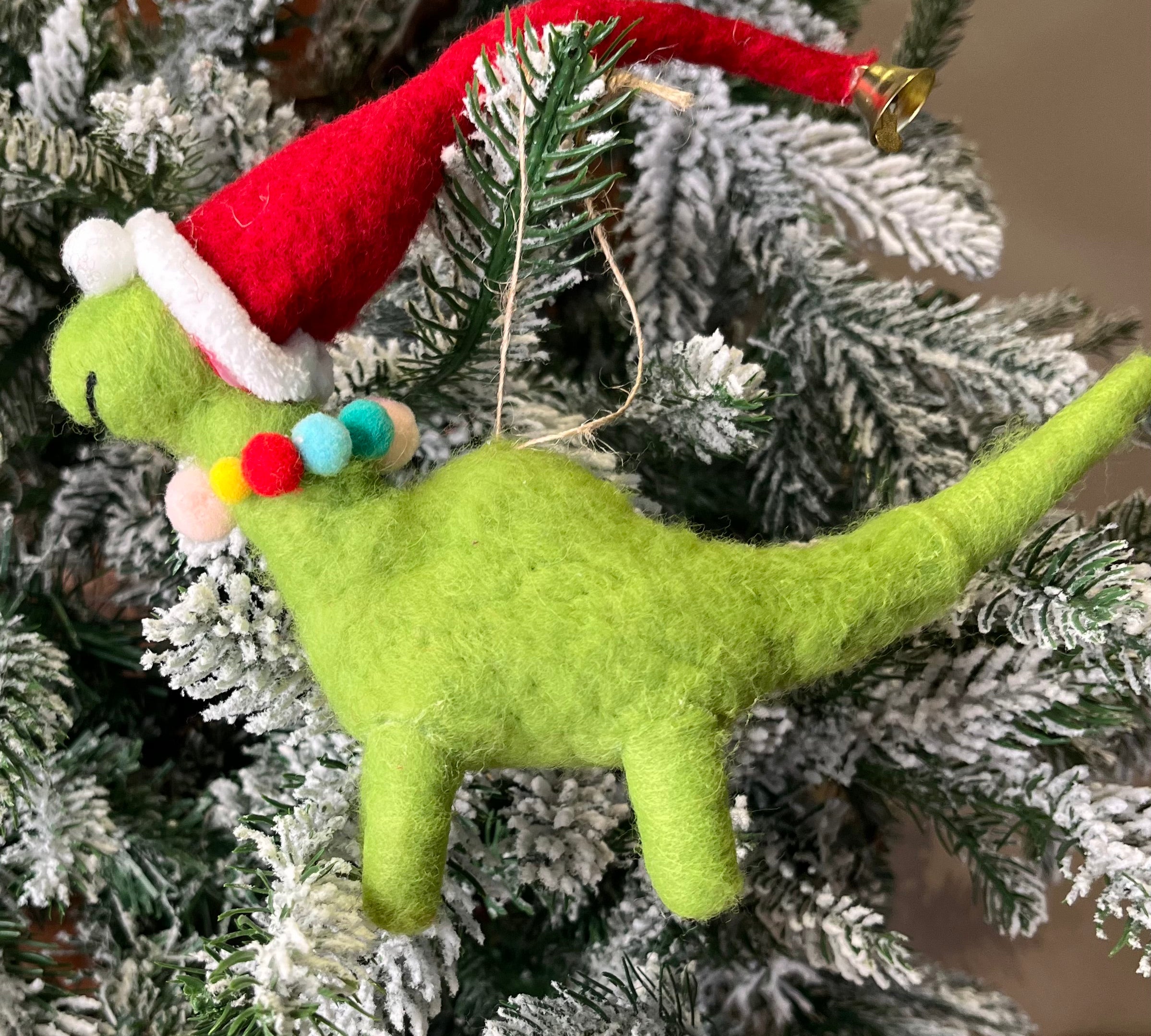 Wool Felt Dinosaur Orn. 5”