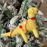 Wool Felt Dinosaur Orn. 5”