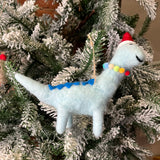 Wool Felt Dinosaur Orn. 5”