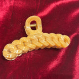 Marble Chain Pattern Hair Claw