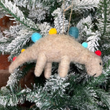 Wool Felt Dinosaur Orn. 5”