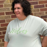 Scripty Monotone Wolves Tee
