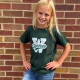 Toddler Wolves Green Tee