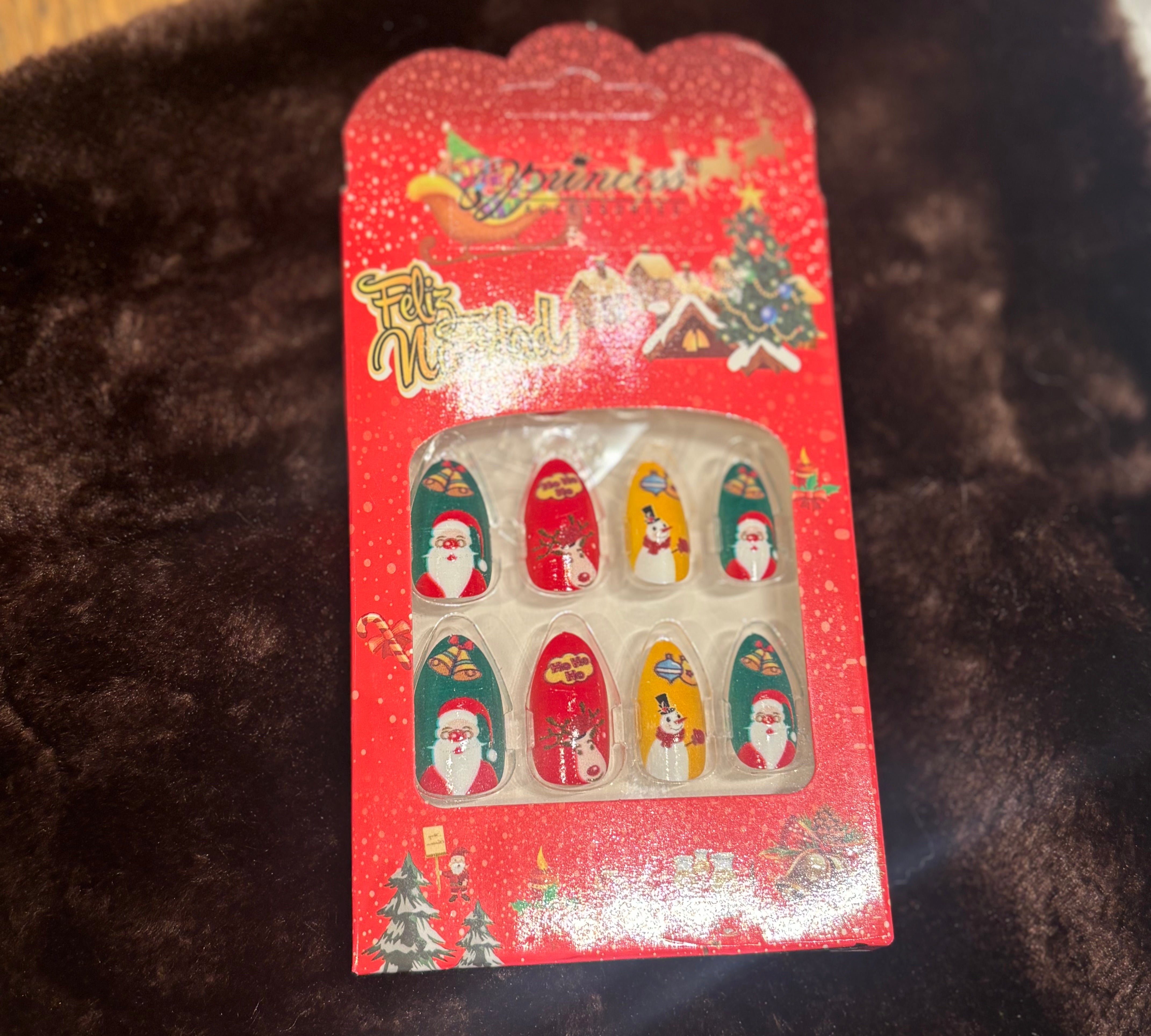 Christmas Theme Press On Nails
