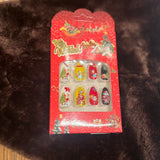 Christmas Theme Press On Nails