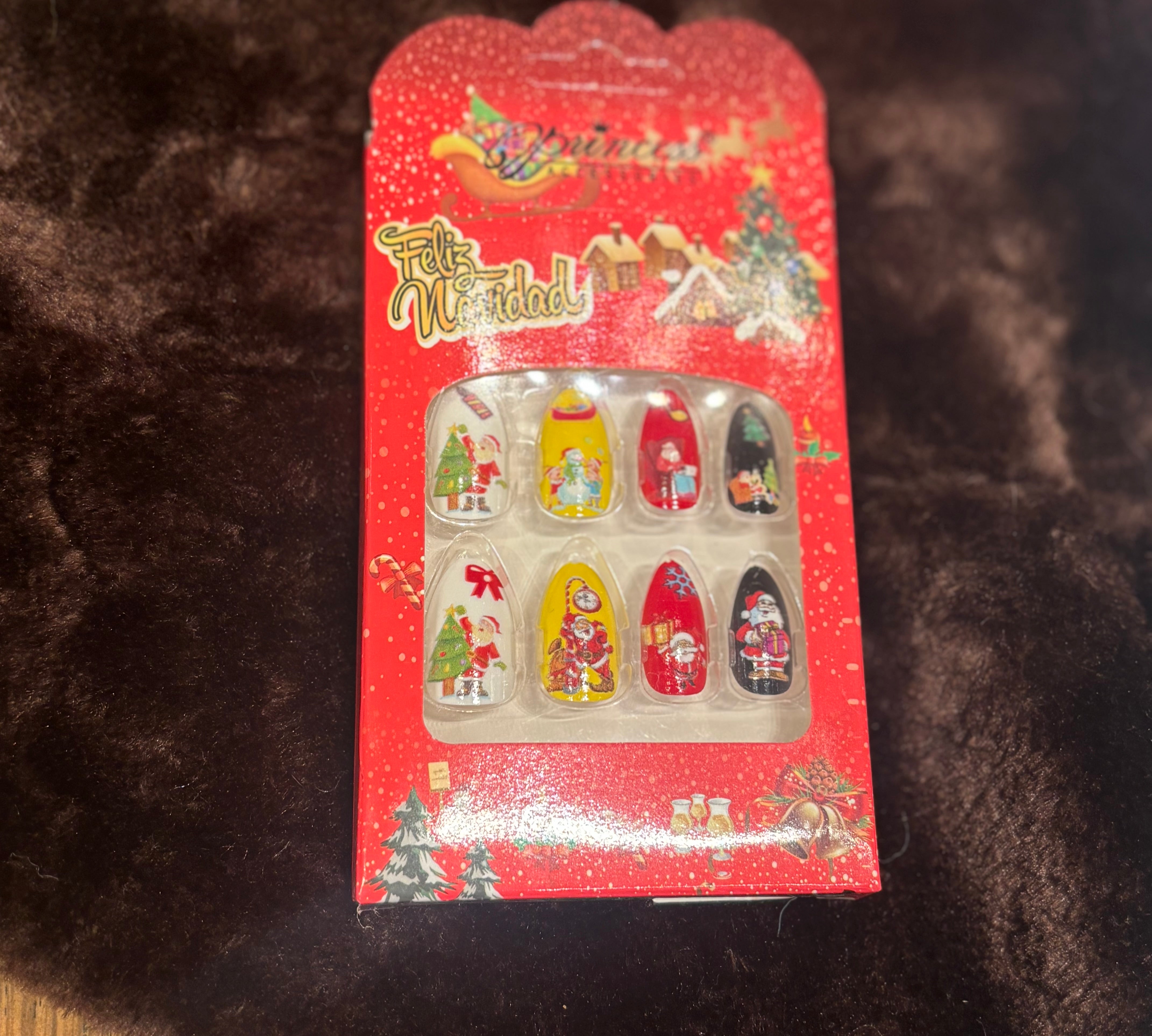 Christmas Theme Press On Nails